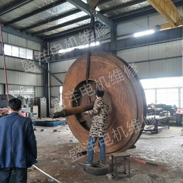 盐城风机维修现场