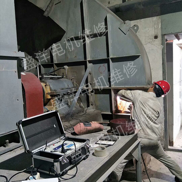 盐城风机维修现场